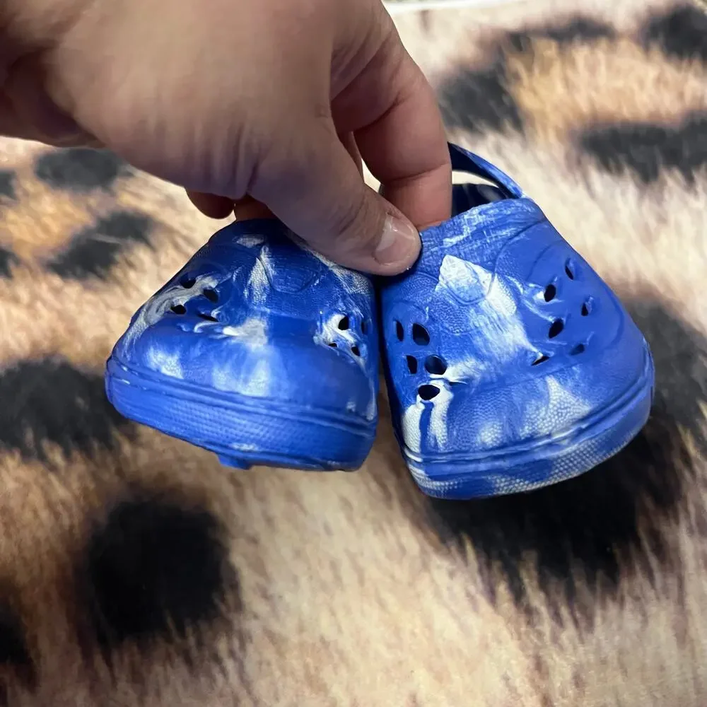 SET of 2 Baby Girls Shoes Size 4 Slip On Moccasins & Slingback Sandals